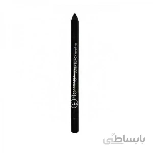 مداد چشم شمعی فلورمار مدل اولترا بلک ا Flormar Eye Liner Pencil Ultra Black