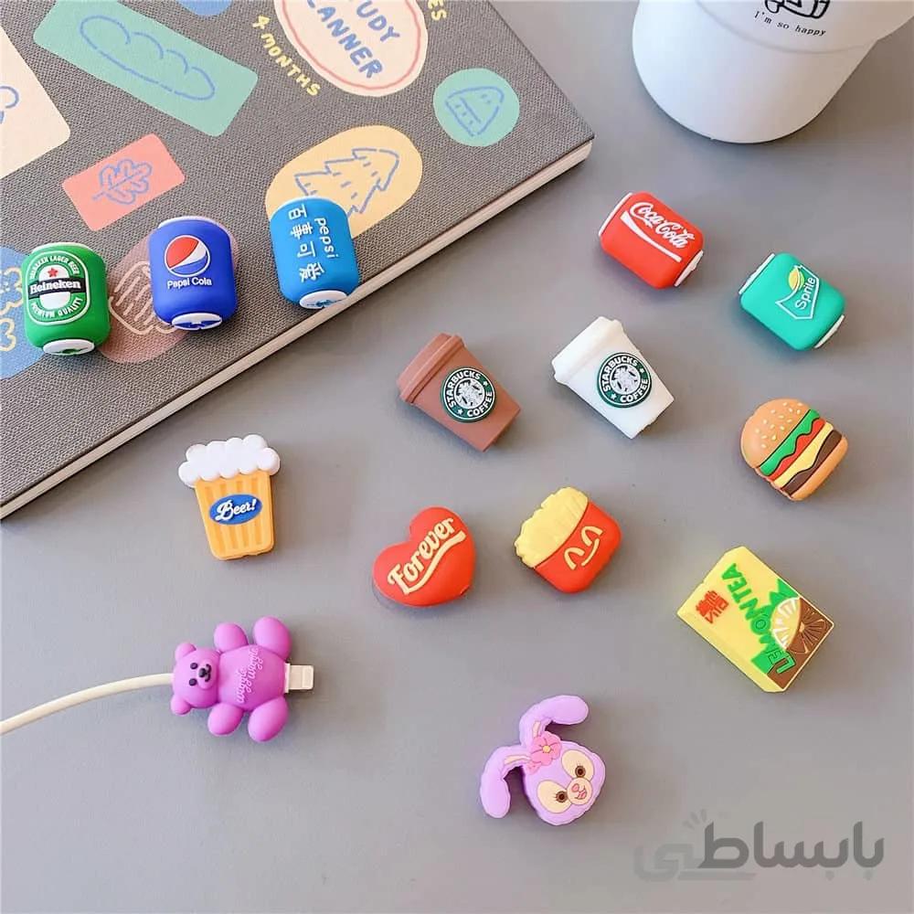 محافظ کابل شارژ فانتزی در طرح های مختلف 2