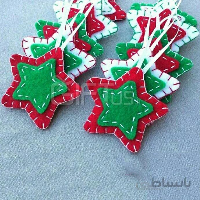 آویزهای درخت کریسمس تک رنگ
