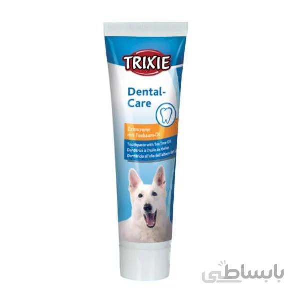 خمیر دندان سگ تریکسی با رایحه روغن چای – Trixie Dental Care