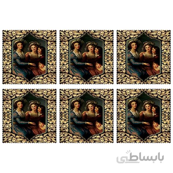 زیر لیوانی رنس مدل C1-42152 بسته ۶ عددی