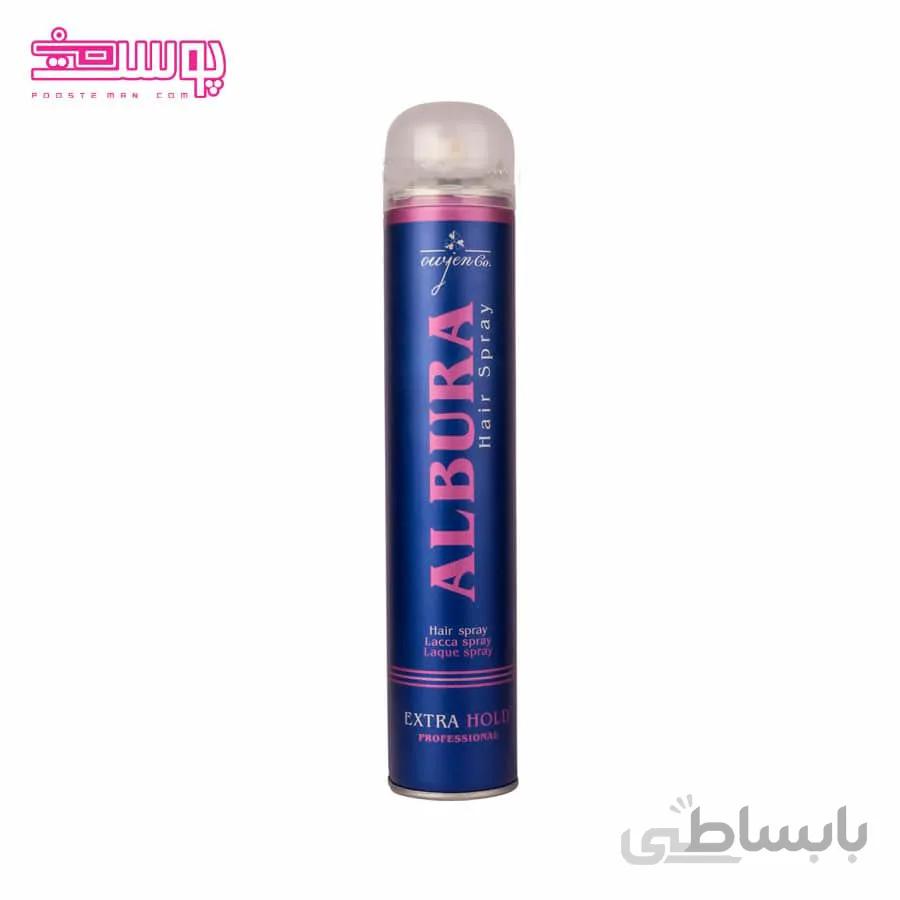 اسپری حالت دهنده موی البورا حجم 250ml