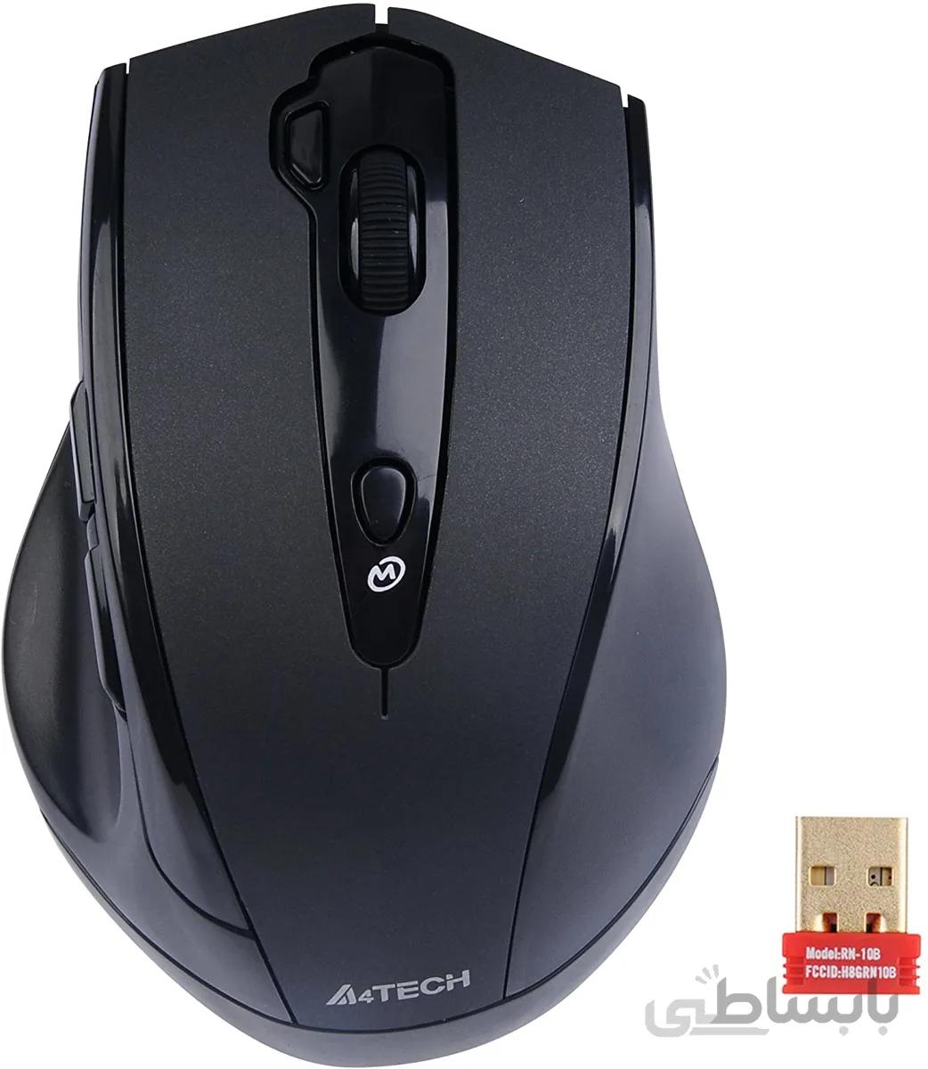 ماوس بی سیم ایفورتک مدل MOUSE WIRELESS A4TECH G10 810
