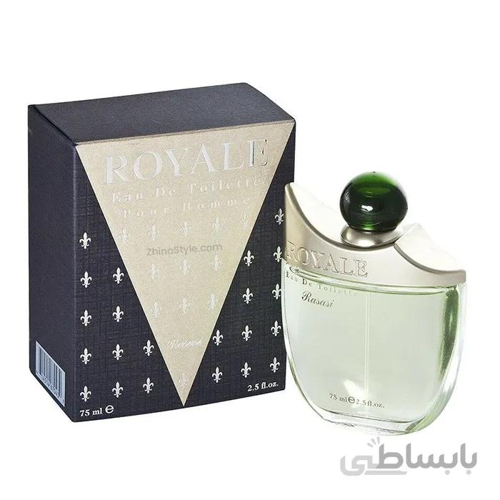 ادکلن رویال سبز مردانه 75 میل کاری از شرکت رساسی ROYALE RASASI ا ROYALE RASASI