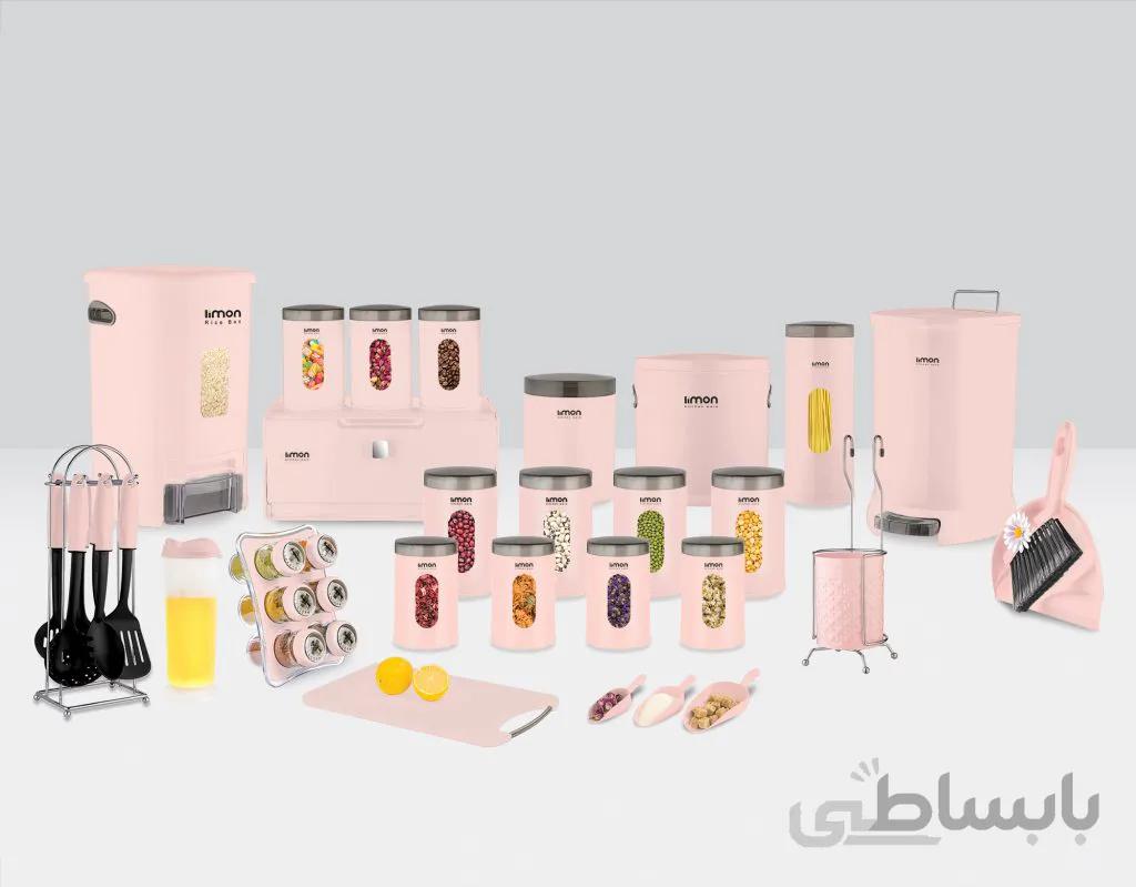 سرویس پلاسکو لیمون طرح نارین سفید