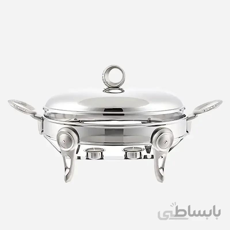 سوفله خوری حلقه نگین دار بیضی 2 لیتر سافینوکس کد 301