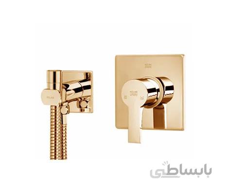 توالت توکار مدل فلت طلایی کلار (Kelar)