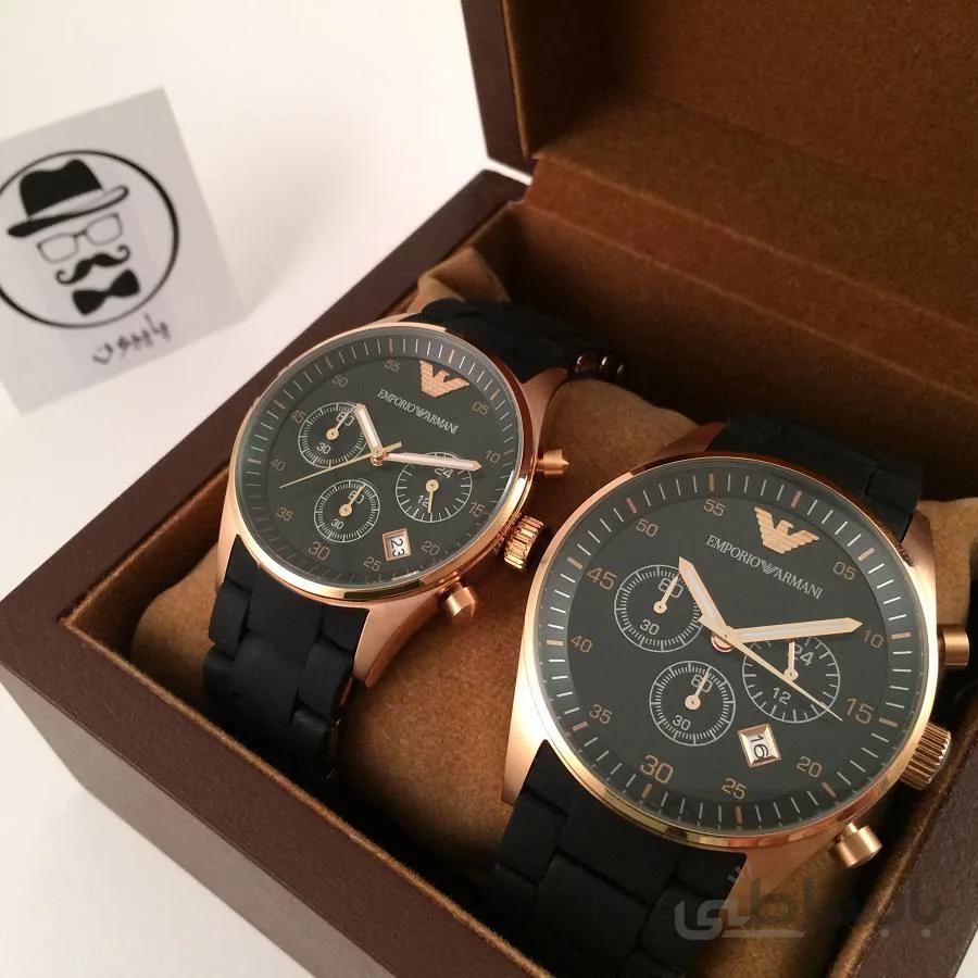 ساعت مچی مردانه Emporio Armani مدل AR5905 ا Emporio Armani Men's AR5905 Black Stainless Steel Watch