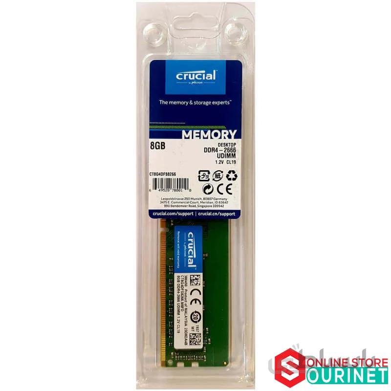 رم دسکتاپ DDR4 تک کاناله 2666 مگاهرتز CL19 کروشیال ظرفیت 8 گیگابایت