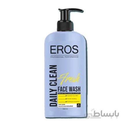 ژل شست و شوی صورت ایروس مناسب پوست چرب حجم ۵۰۰ میلی لیتر