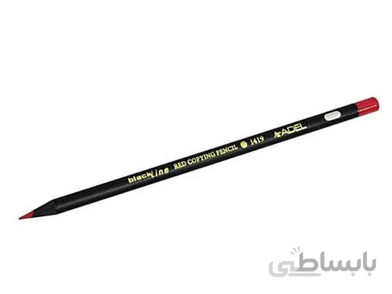 مداد کپی قرمز عادل چوب مشکی