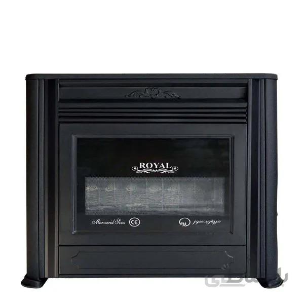 بخاری گازی مروارید سوز شرق طرح شومینه رویال مدل 12000 ا Morvarid Sooz Shargh 12000 Royal Fireplace Gas Heater