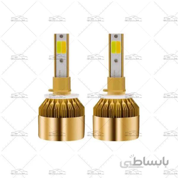 هدلايت دو طرفه D5 سه رنگ چهار حالته آبی ا D5 LED Headlights Bulb 55W 11000LM