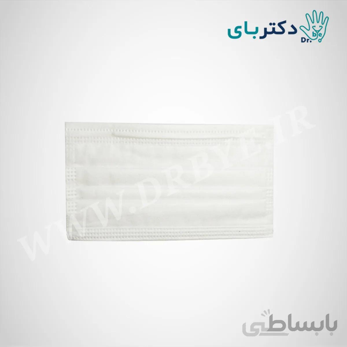 ماسک سفید سه لایه تنفسی برند دکتربای 50 عددی