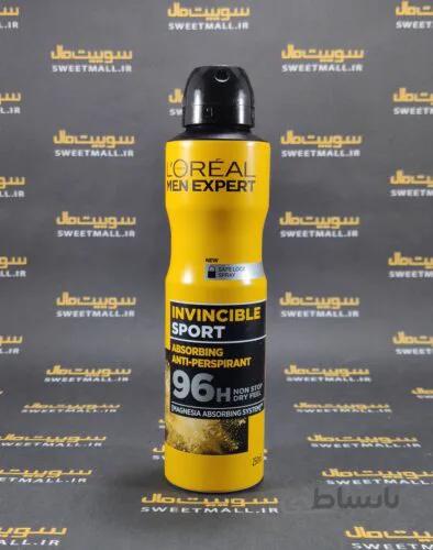 اسپری لورال LOREAL-invincible sport(اینوینسیبل اسپورت)