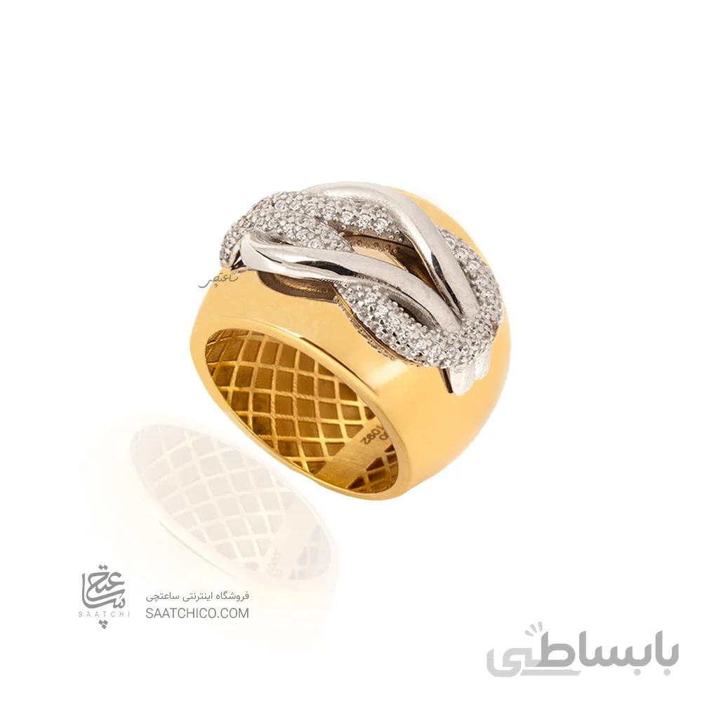 انگشتر طلا طرح فرد کد CR536