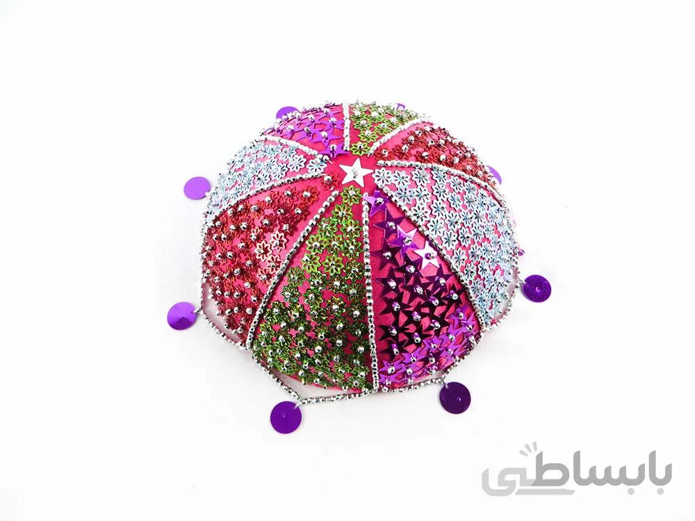 کلاه تولد دخترانه کردستان طرح مستوره ا Traditional hat girls kurdistan plan masoorah