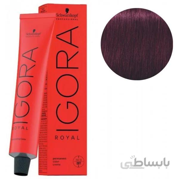 رنگ مو ایگورا (igora) بلوند تیره شرابی قوی شماره 6.99