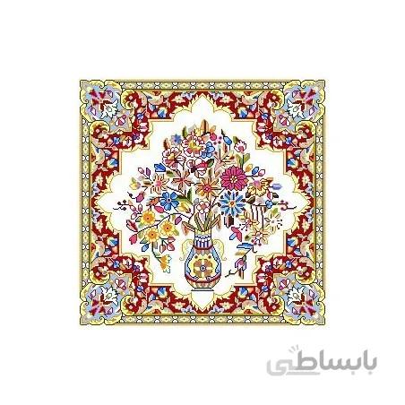 نخ و نقشه فرش درشت باف کد 35