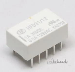 رله هنگفا 12 ولت 1 آمپر 10 پین مدل HONGFA HFD31/12