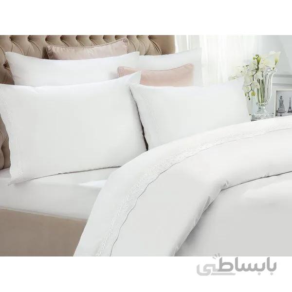 سرویس کاور لحاف دو نفره مادام کوکو Elenaor سفید
