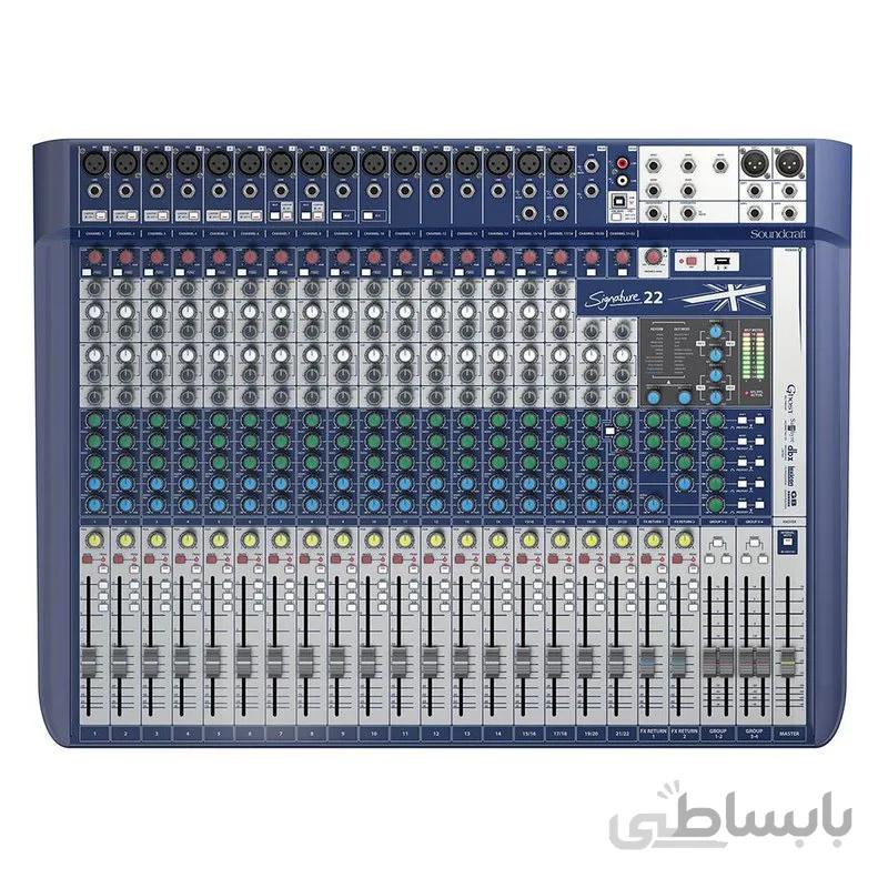 میکسر صدا ساند کرافت مدل Signature 22 ا Soundcraft Signature 22
