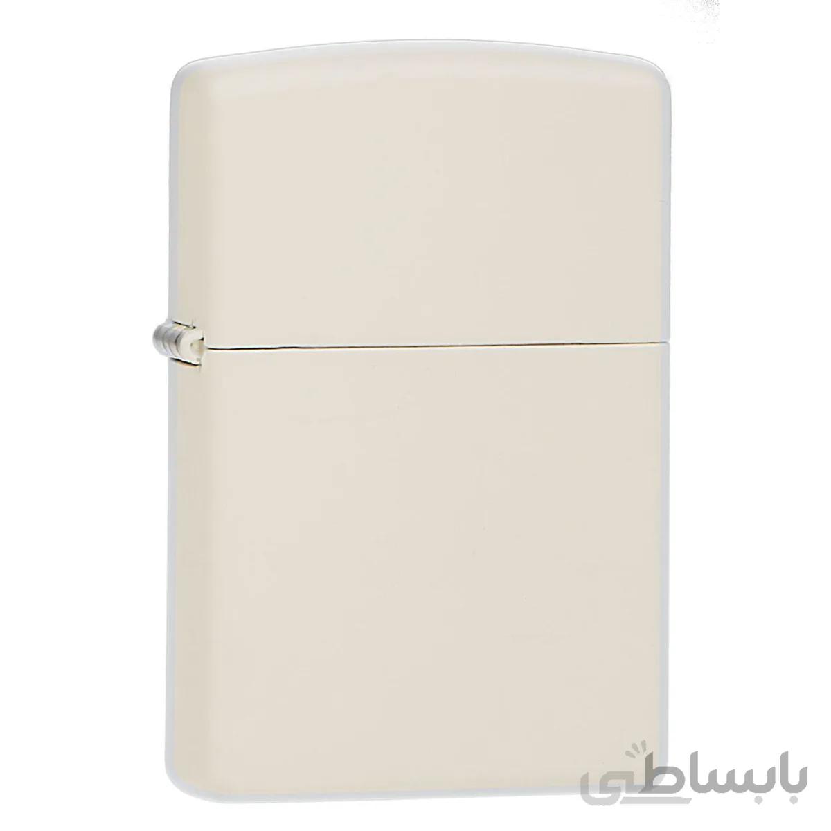 فندک زيپو مدل Regular Cream Matte کد 216 ا Zippo Regular Cream Matte 216 Lighter