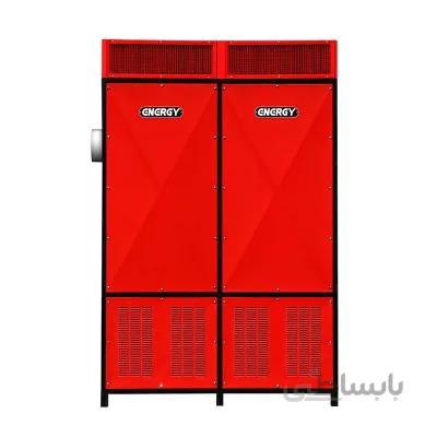 کوره هوای گرم گازوئیلی انرژی مدل 3000 ا کوره هوای گرم گازوئیلی صنعتی 3000 شرکت انرژی همراه با فن صنعتی، مناسب برای گرمایش فضای 5500-8500 متر مکعب
