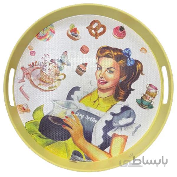 سینی رزمن waitress قطر33cm کد ۶۵۰