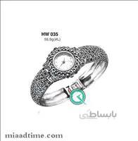 ساعت مچی زنانه نقره HF کد 035
