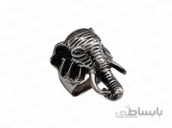 انگشتر طرح فیل 12518