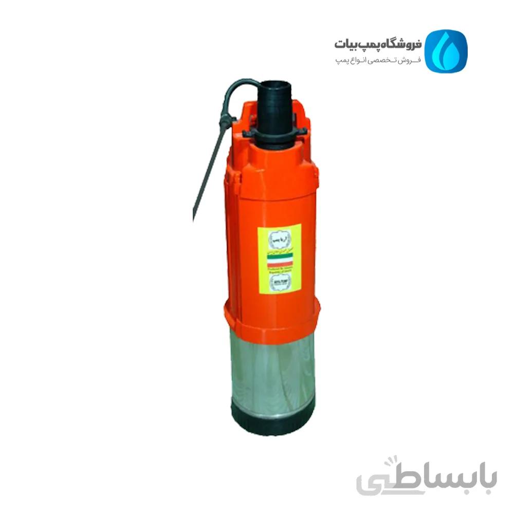 کفکش آریا پمپ تک 90 متری1/4-1 اینچ خروجی بالا ARYA PUMP TAK فلوتردار با قطر 18/5سانت