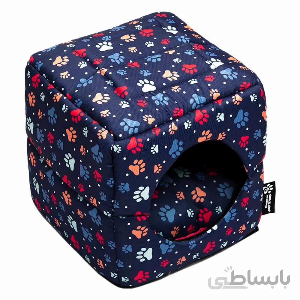 جای خواب دو کاره سگ و گربه جی پت مدل Little Paws ا G Pet Dog and Cats Dual Boxes Little Paws Bed