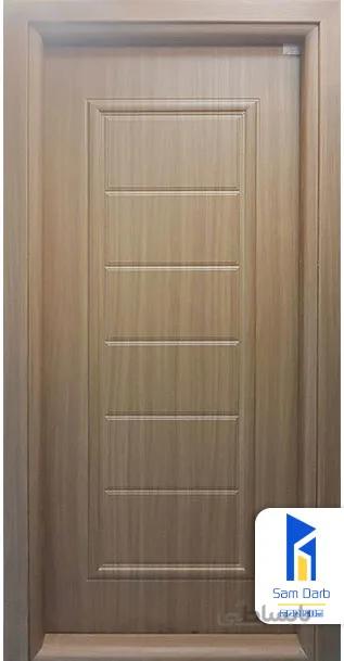 درب اتاق تک قاب میلانو PVC-B304