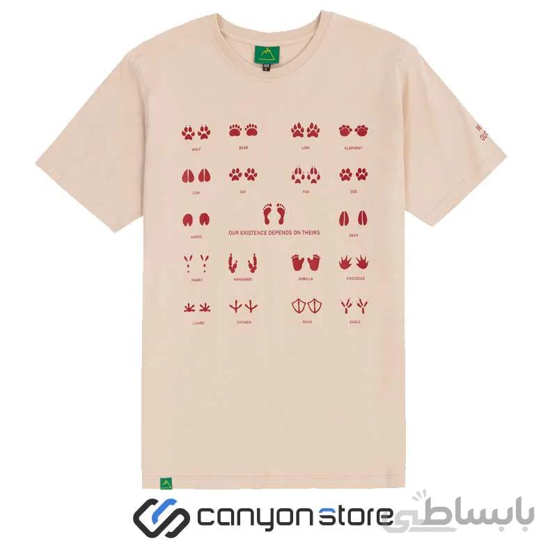 تیشرت طرح W.U.T.S – Foot Print