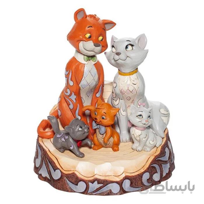 فیگور اورجینال دیزنی Aristocats Carved by Hearts Figurine