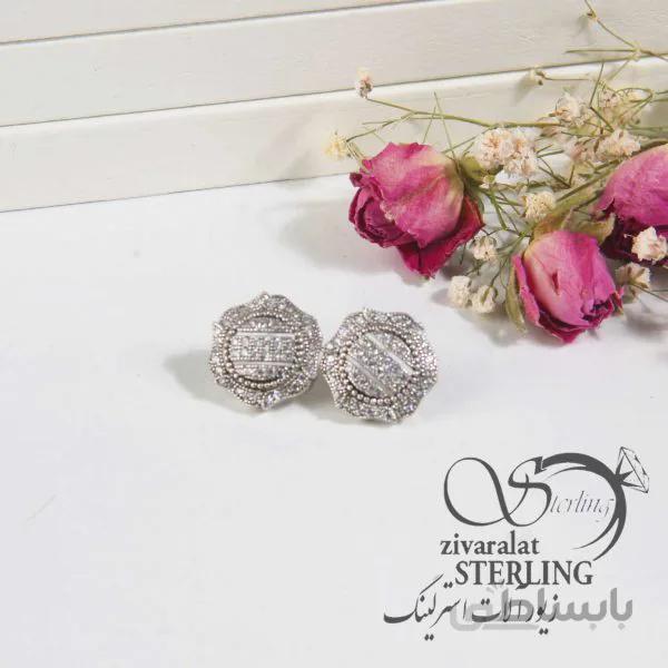 گوشواره نقره مدل گل