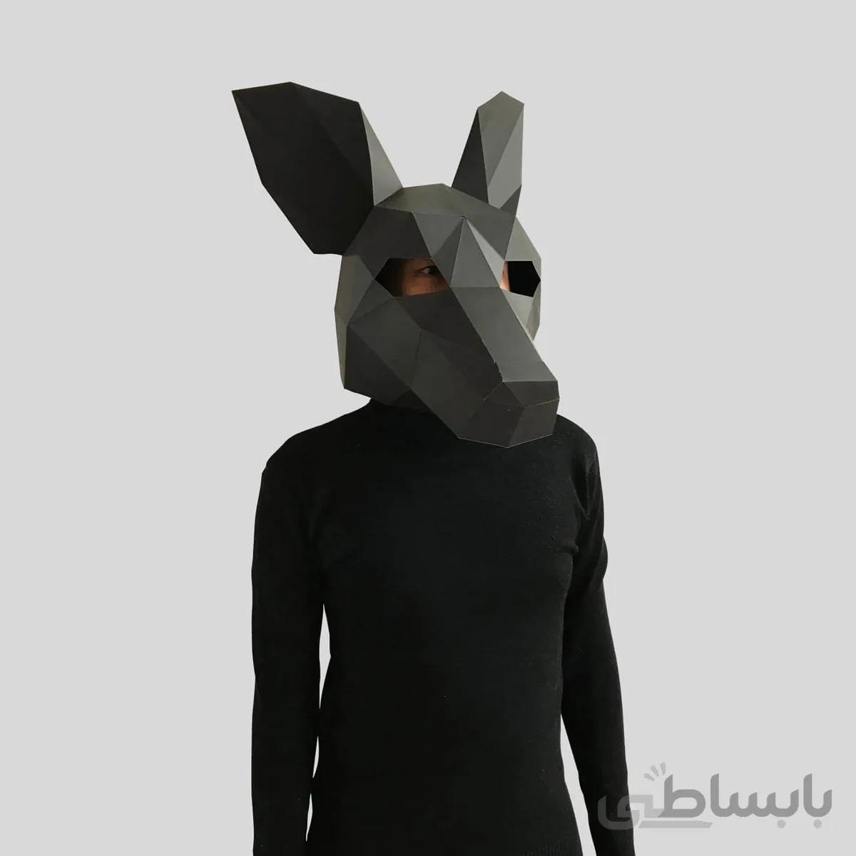 ماسک صورت اوریگامی کانگورو