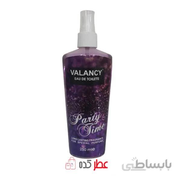 بادی اسپلش والنسی مدل valancy Party Time حجم ۲۵۰ میل