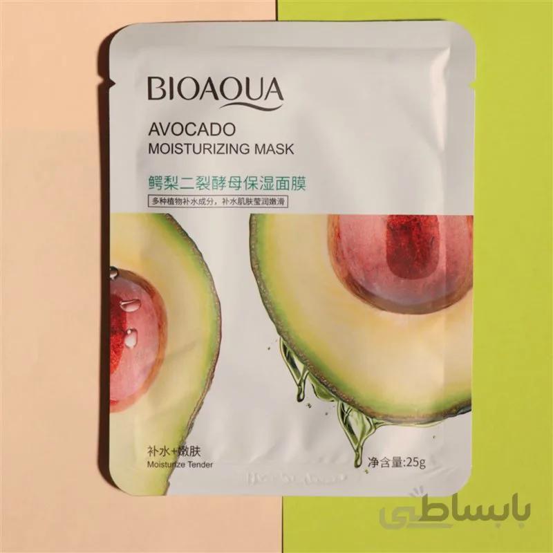 ماسک ورقه ای آووکادو بیوآکوا مرطوب کننده قوی - BIOAQUA