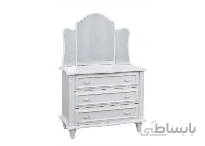 دراور کویین سیلور(سه کشو و بدون قاب آینه)
