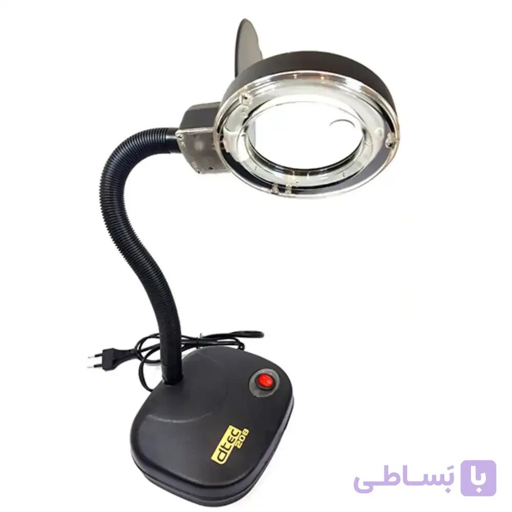 ذره بین رومیزی چراغدار DTEC-208