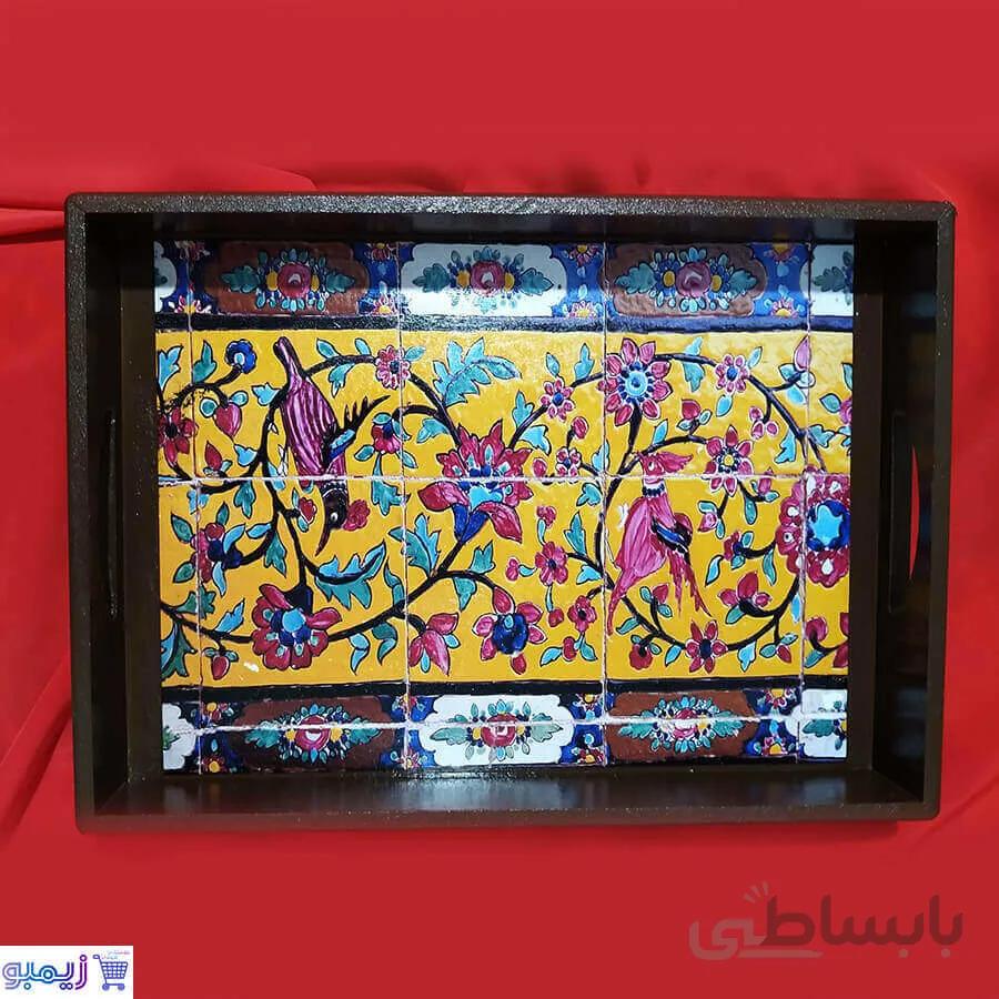 سینی چوبی دکوپاژ سایز 32*23