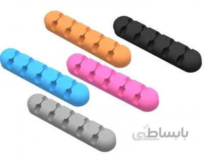 جمع کننده سیم دسکتاپ اوریکو مدل سی بی اس 5 ا کابل و مبدل اوریکو CBS5-5 5 in 1 Adhesive Desktop Cable Fixer Set