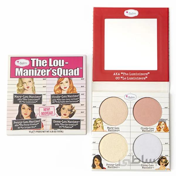 پالت هایلایتر دبالم مدل THE BALM مدل TheBalm Lou Manizers Quad ا theBalm Lou Manizer's Quad 10g