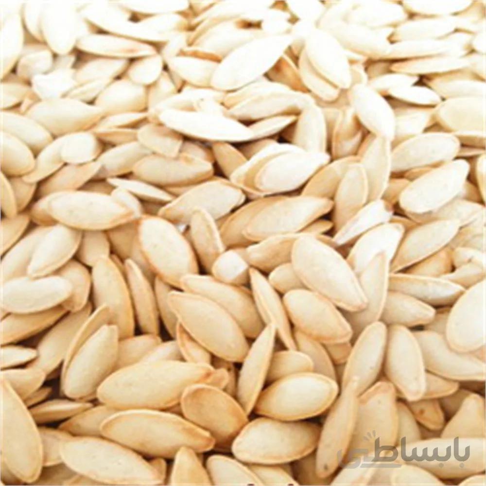 تخمه كدو گوشتي سفيد(بسته 150 گرمی) ا تخمه كدو گوشتي سفيد(بسته 150 گرمی)