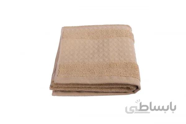 حوله دستی Bera Home طرح خالدار رنگ خردلی