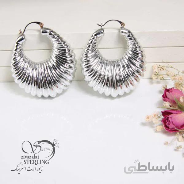 گوشواره طرح طلا مدل صدفی