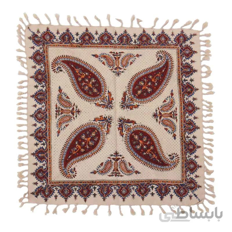 رومیزی قلمکار مربعی سنتی سایز 60*60 سانتی متر کد s26