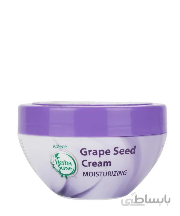 کرم مرطوبکننده هرباسنس Herba sense با رایحه انگور و بنفشه وزن 150 گرم